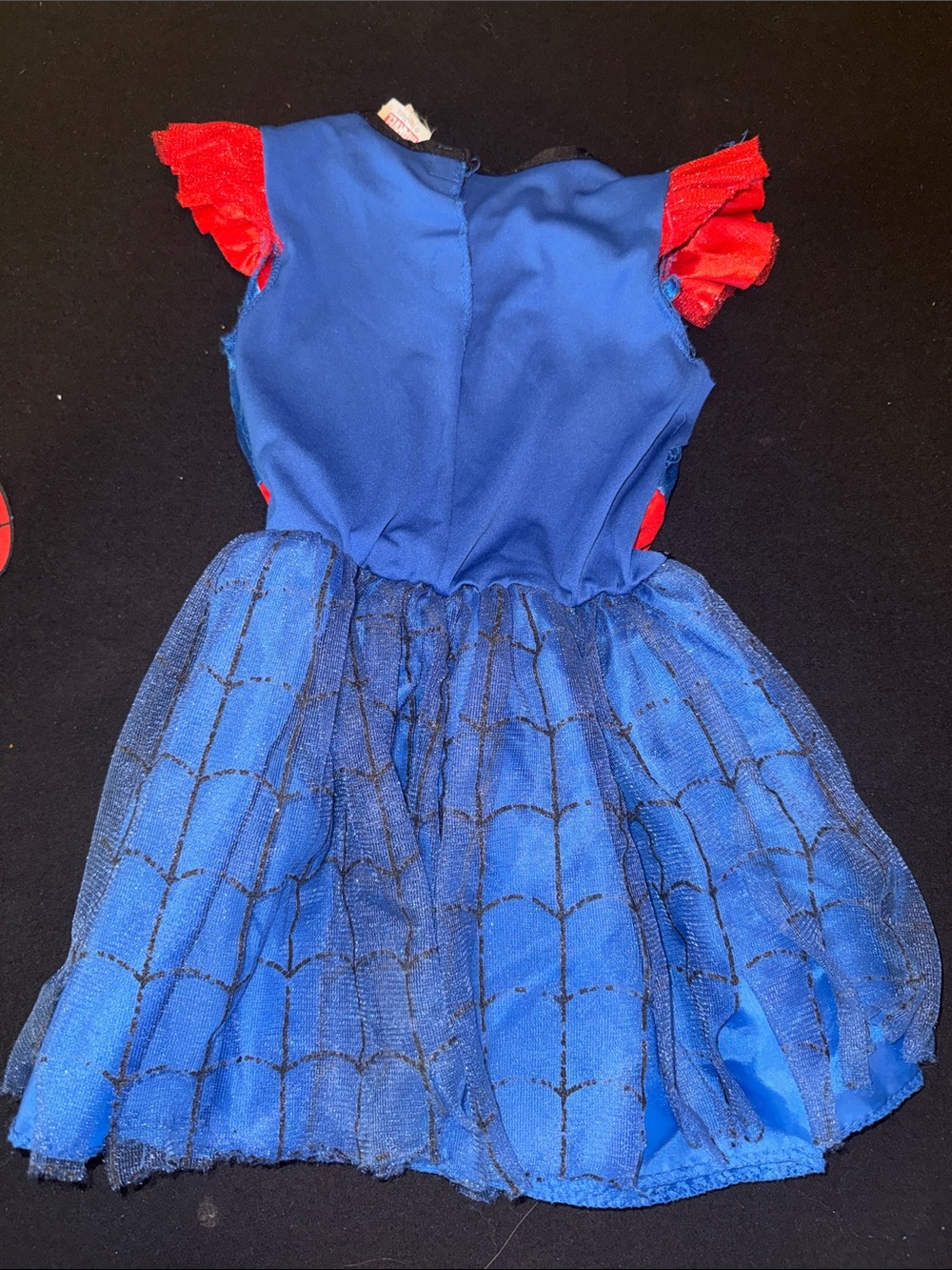 Marvel Girls Spider Costume Dress in Red & Blue with Mask - Picture 5 of 5